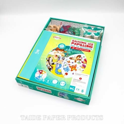 2mm Custom Print Gift Board Game Booklets Dice Lid Bootom Box Die Cutting
